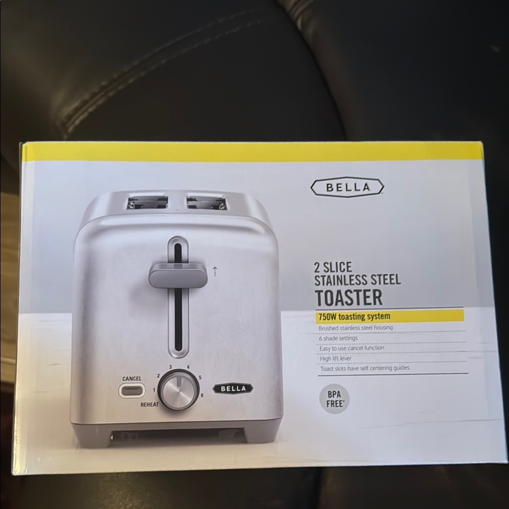 Bella Stainless Steel Toaster